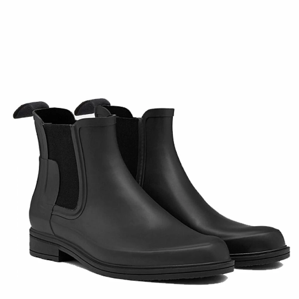 Hunter Men's Original Refined Chelsea Boot In Black 4 Hunter Men's Original Refined Chelsea Boot In Black - Image 2