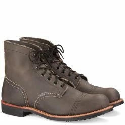 Red Wing Shoes Red Wing Men's Iron Ranger 8086 In Charcoal -Getoutside Shop 1 0 1023 red wing iron ranger 8086 charcoal 02 1100x