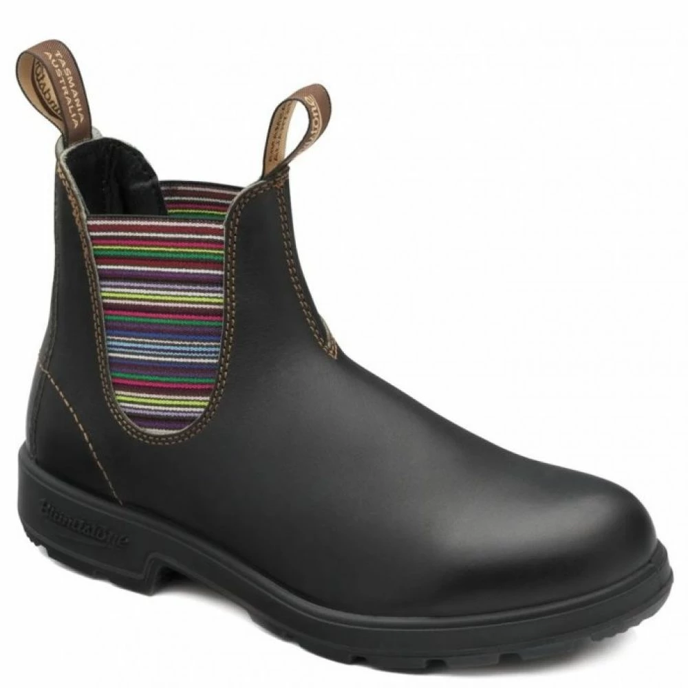 Blundstone Original 1409 In Stout Brown Striped Elastic 3 Blundstone Original 1409 In Stout Brown Striped Elastic