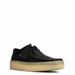 Clarks Men's Wallabee Cup In Black Nubuck -Getoutside Shop 26158144 1328 2 1100x