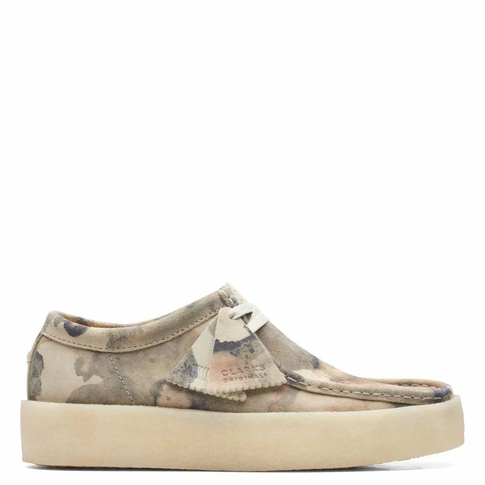 Clarks Men's Wallabee Cup In White Camo 3 Clarks Men's Wallabee Cup In White Camo