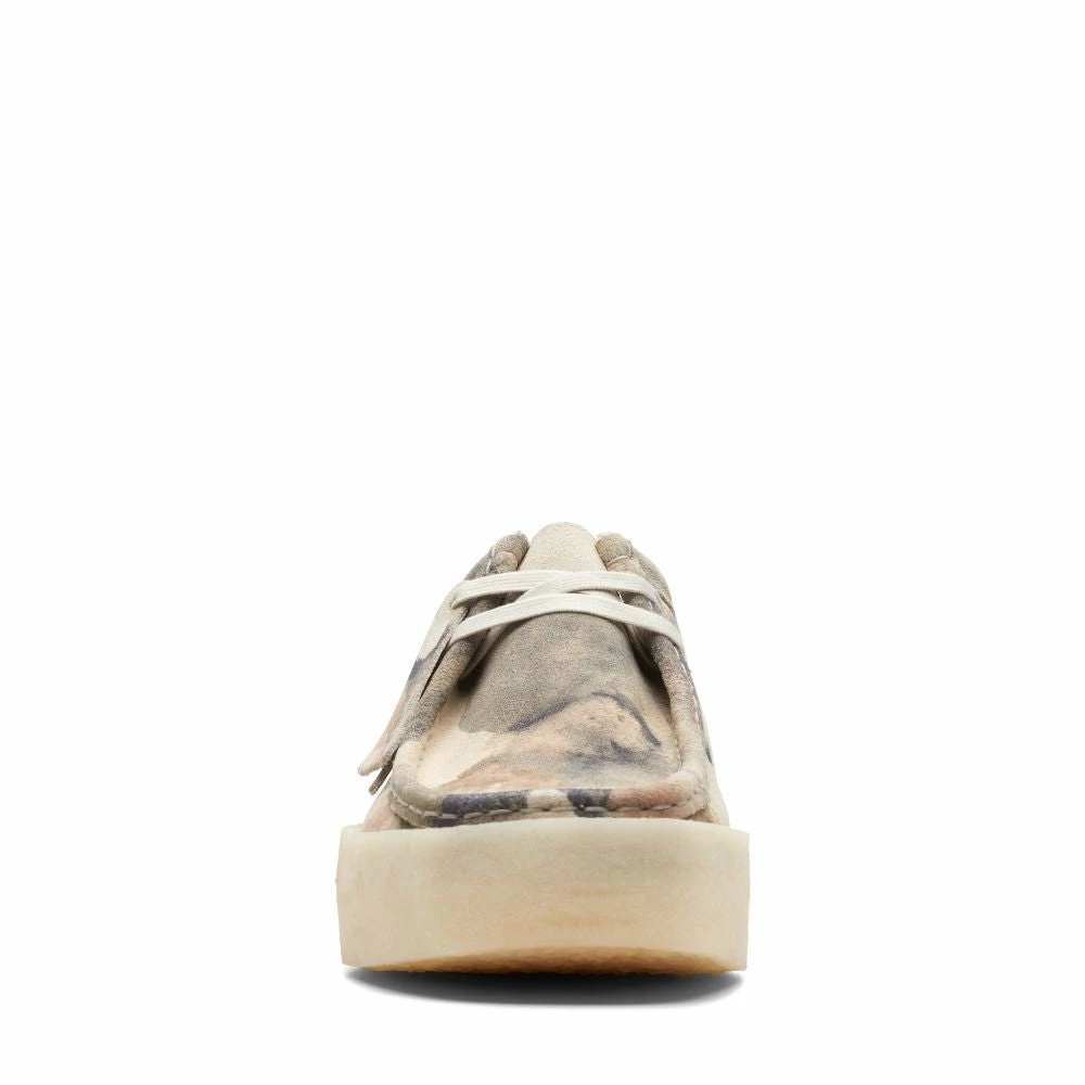 Clarks Men's Wallabee Cup In White Camo 5 Clarks Men's Wallabee Cup In White Camo - Image 3