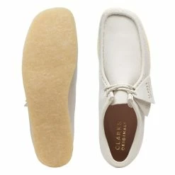 Clarks Men's Wallabee In Off White Nubuck -Getoutside Shop 26166299 1334 5 1100x