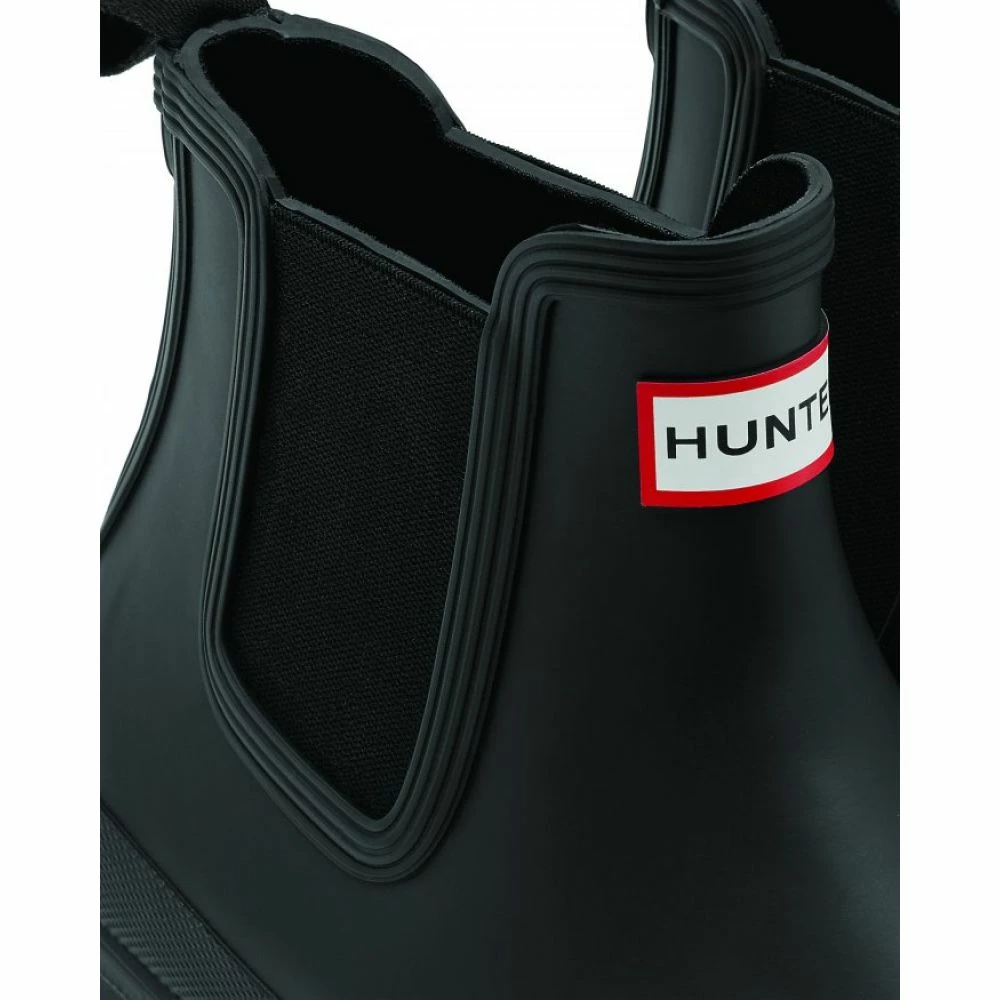 Hunter Men's Original Chelsea Boot In Black 4 Hunter Men's Original Chelsea Boot In Black - Image 2