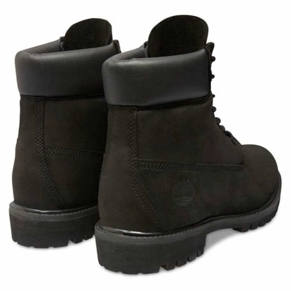 Timberland Men's Icon 6 Inch Premium Boot In Black Nubuck - Image 2