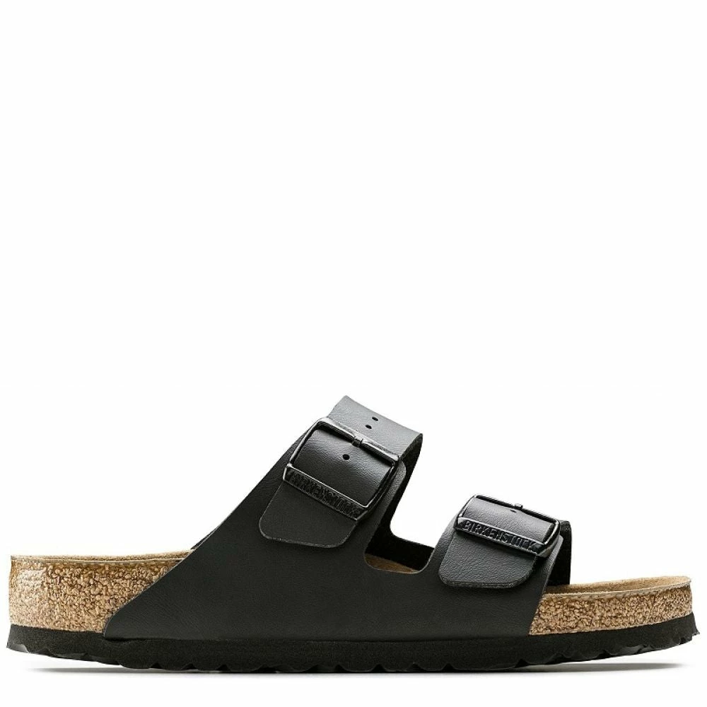 Birkenstock Arizona Softbed Birko-Flor In Black 3 Birkenstock Arizona Softbed Birko-Flor In Black