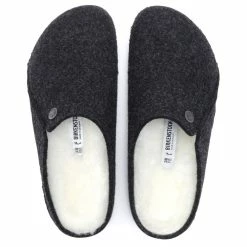 Birkenstock Men's Zermatt Shearling Wool Felt In Anthracite -Getoutside Shop BI 1015090 2097 3 1100x