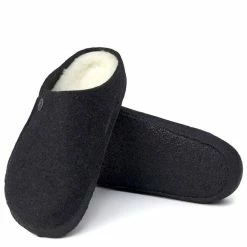 Birkenstock Men's Zermatt Shearling Wool Felt In Anthracite -Getoutside Shop BI 1015090 2097 4 1100x