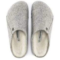 Birkenstock Men's Zermatt Shearling Wool Felt In Light Grey -Getoutside Shop BI 1015092 2100 3 1100x