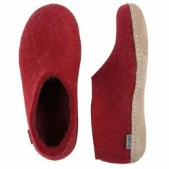 Glerups Shoe Leather Sole In Red -Getoutside Shop GL SH LE RED 1040 3 1100x