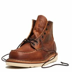 Red Wing Shoes Red Wing Men's Classic Moc 1907 In Copper Rough -Getoutside Shop RW 1907D 1 3 1100x