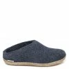 Glerups Open Heel Leather Sole In Denim -Getoutside Shop b10 right 1100x