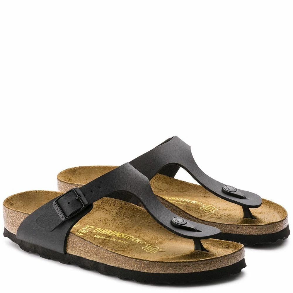Birkenstock Gizeh Birko-Flor In Black 5 Birkenstock Gizeh Birko-Flor In Black - Image 3