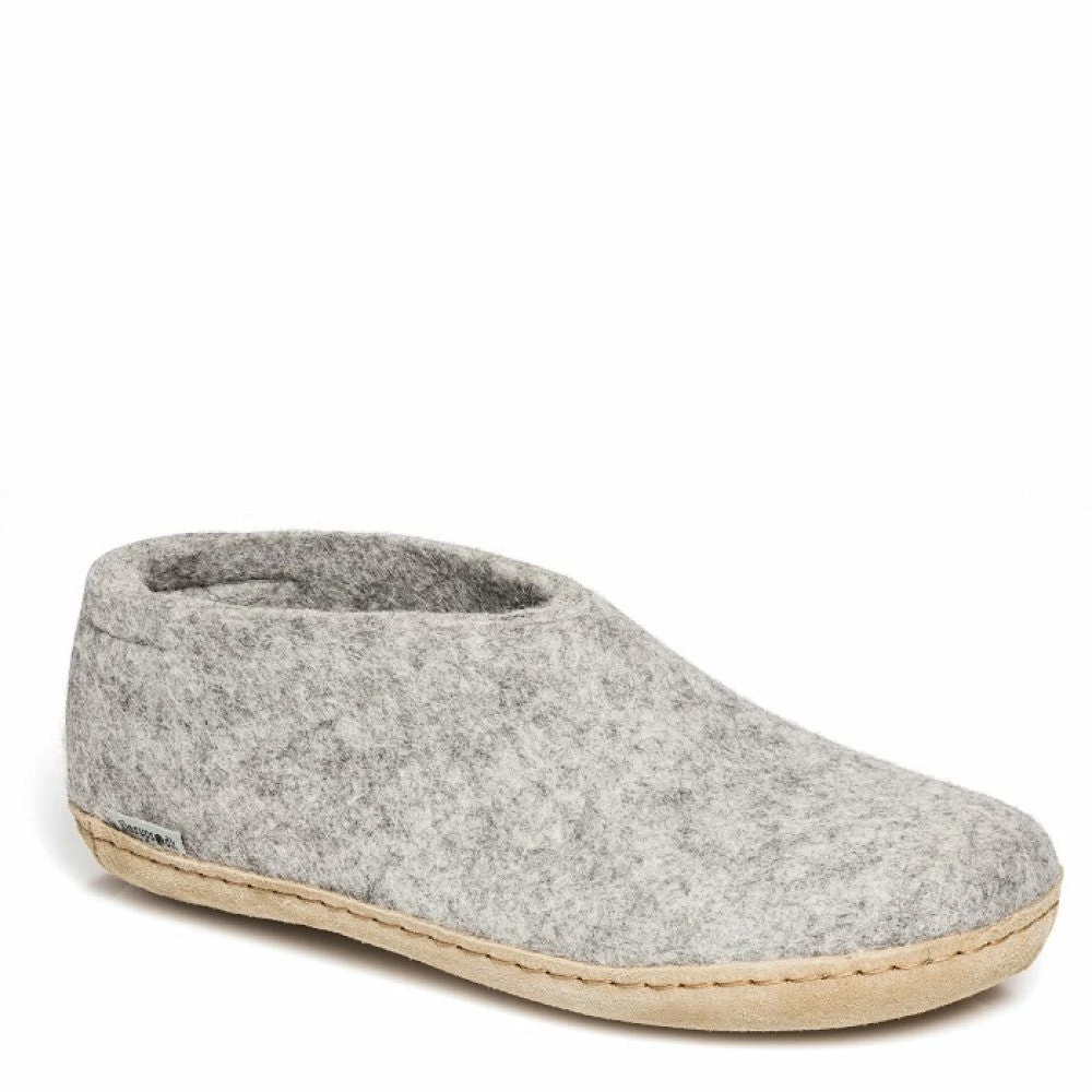 Glerups Shoe Leather Sole In Grey 4 Glerups Shoe Leather Sole In Grey - Image 2