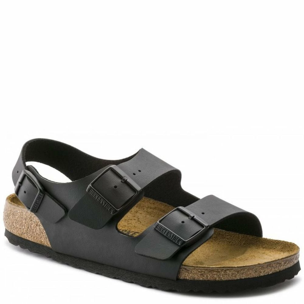 Birkenstock Milano Birko-Flor In Black 7 Birkenstock Milano Birko-Flor In Black - Image 5