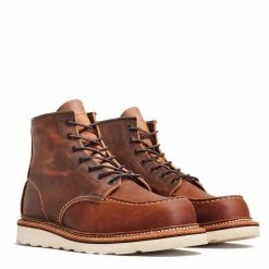 Red Wing Shoes Red Wing Men's Classic Moc 1907 In Copper Rough (EE Width)