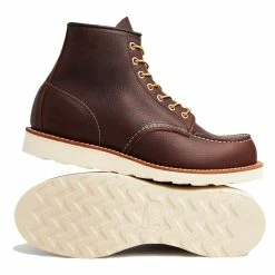 Red Wing Shoes Red Wing Men's Classic Moc 8138 In Briar Oil Slick (EE Width) -Getoutside Shop rw 8138ee 7 ee 3 1100x