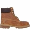 Timberland Men's Heritage 6 Inch Waterproof Boot In Medium Brown Nubuck